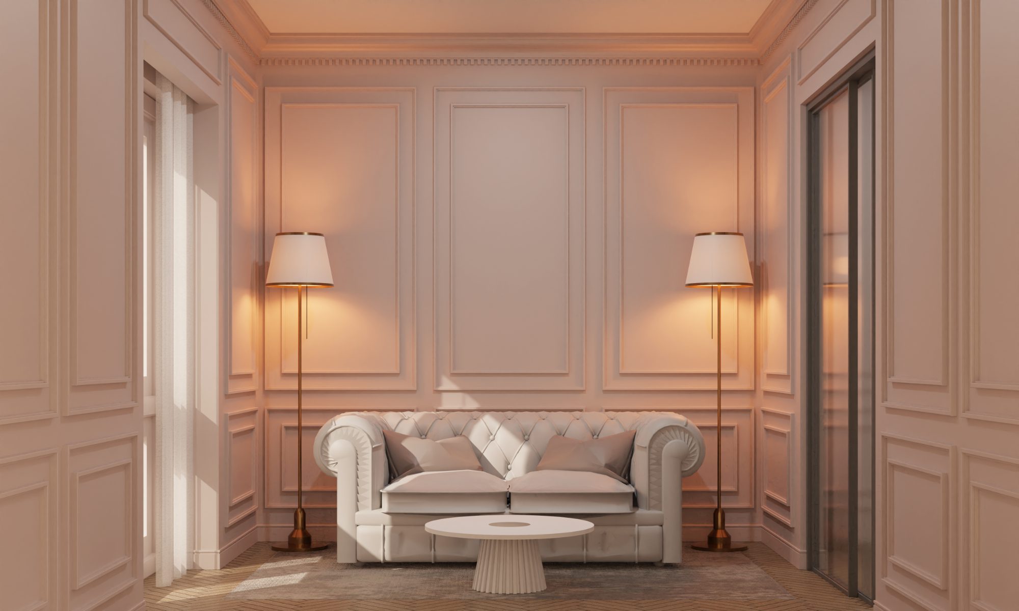 3d rendering classic interior 2