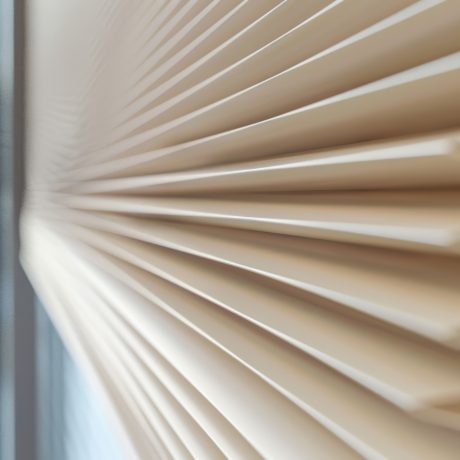 closeup view window with blinds