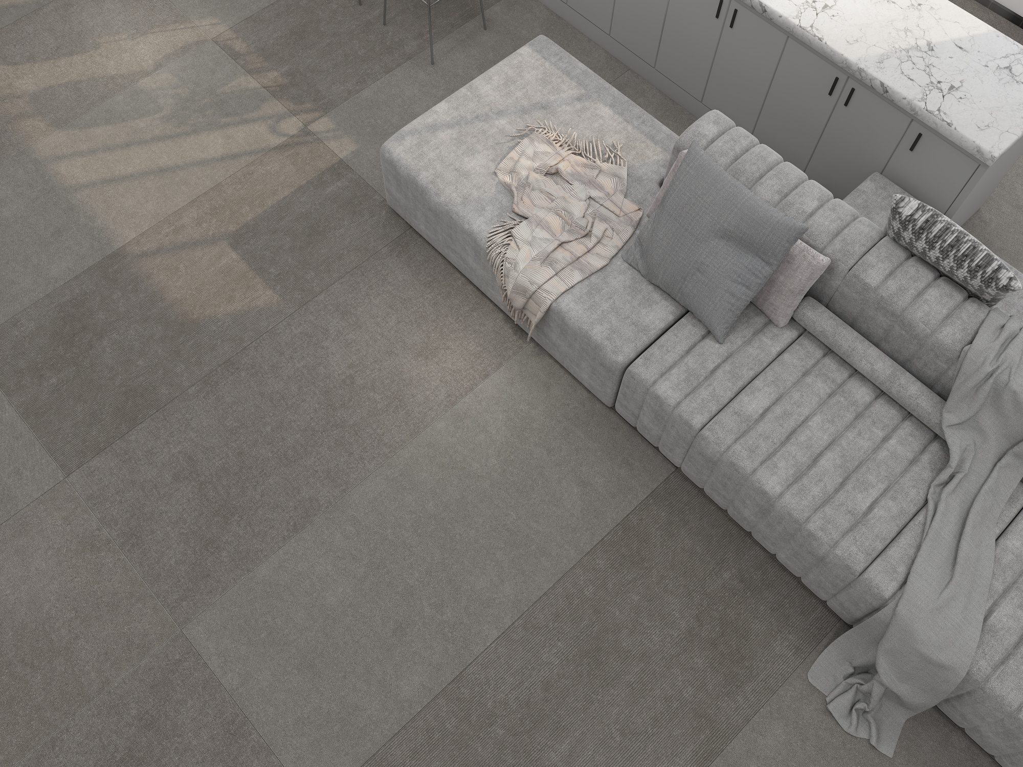 grey sofa modern living room