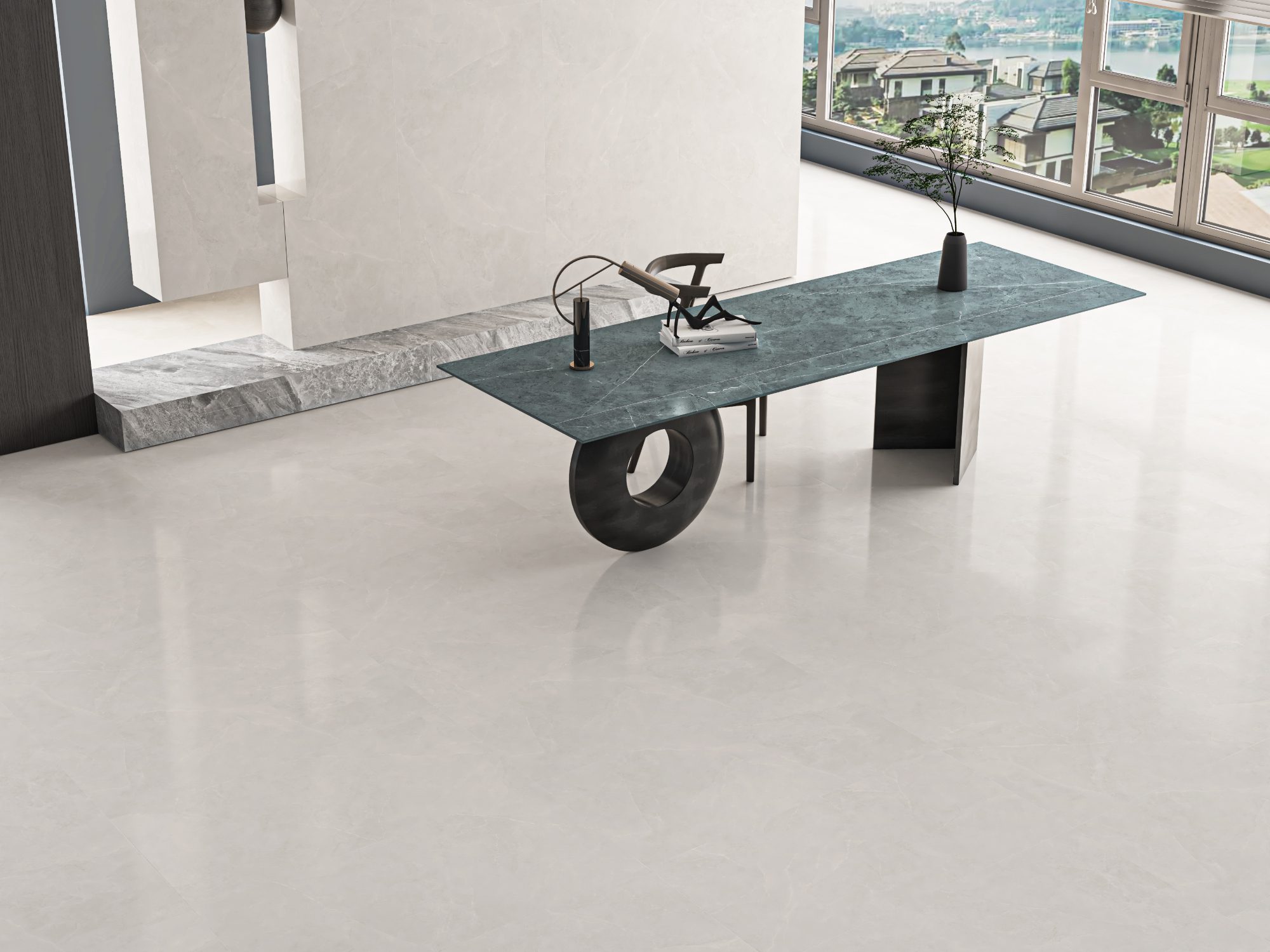 modern minimalist office desk